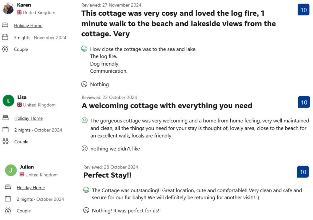 Romantic Lakeside Cottage By The Beach! With Super Cosy Log Burner! The Perfect Escape To Your Home From Home By The Sea! So Relaxing - You Won'T Want To Leave! Pet Friendly! Mablethorpe Eksteriør billede